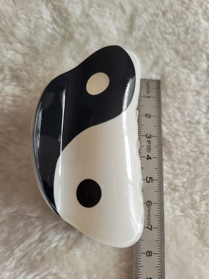 Pince a cheveux ying yang - photo numéro 5