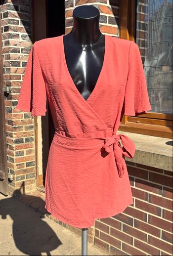 Combishort corail à nouer – Taille 34 