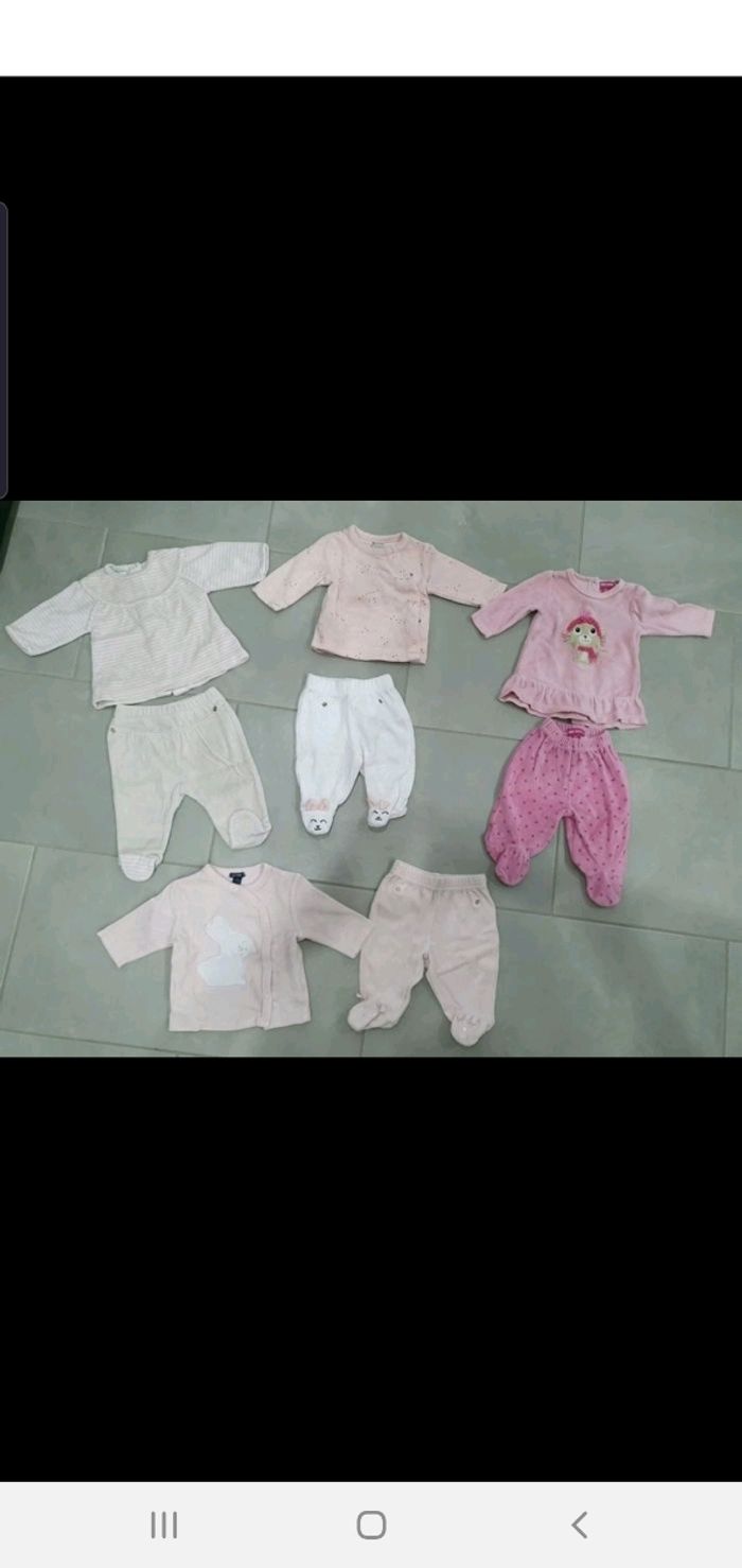 Pyjamas 2 pièces 1 mois