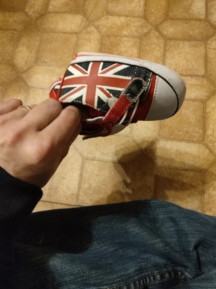 Petite chaussures en tissu 15/16 - photo numéro 4