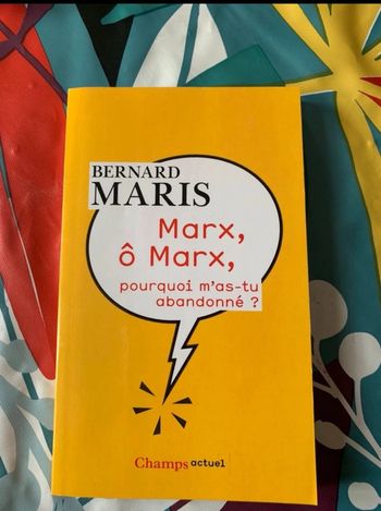 Marx, ô Marx, pourquoi m’as-tu abandonné ? de Bernard Maris