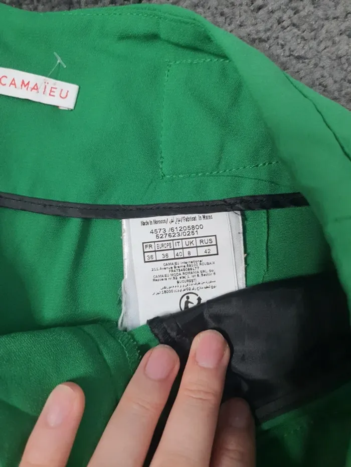 Pantalon vert camaieu - photo numéro 5