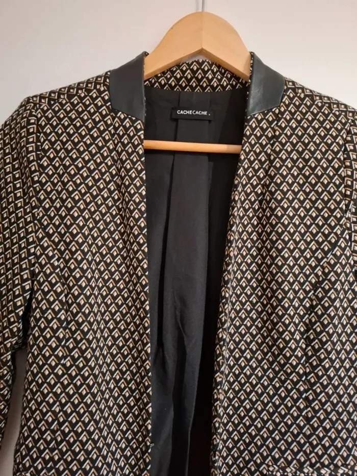 Veste à motifs - 34 - très bon état - photo numéro 3
