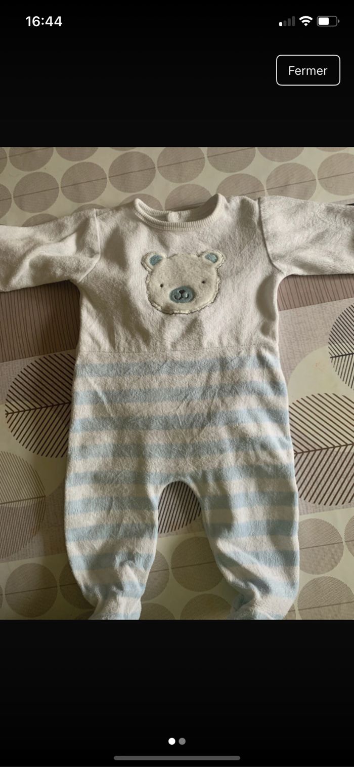 Lot de 9 pyjamas 3 mois - photo numéro 6