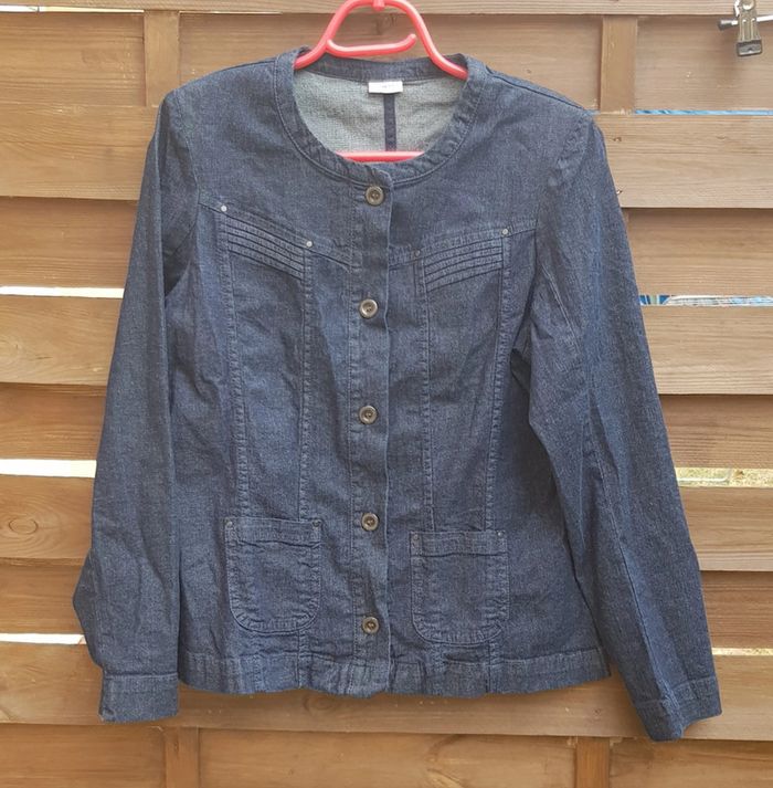 Veste femme jean en coton