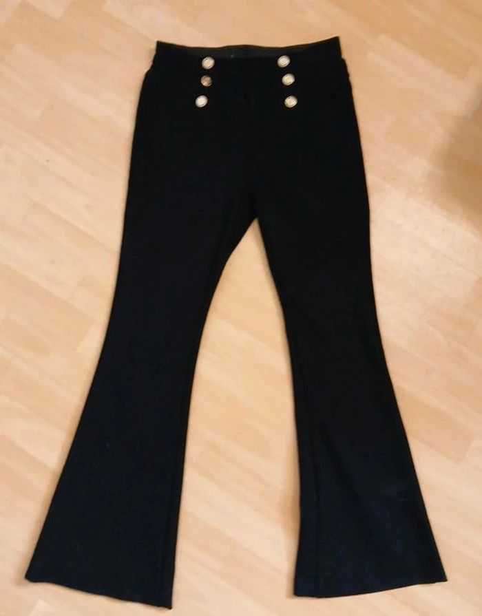 🖤 Pantalon noir – Taille 36 – État satisfaisant - photo numéro 4