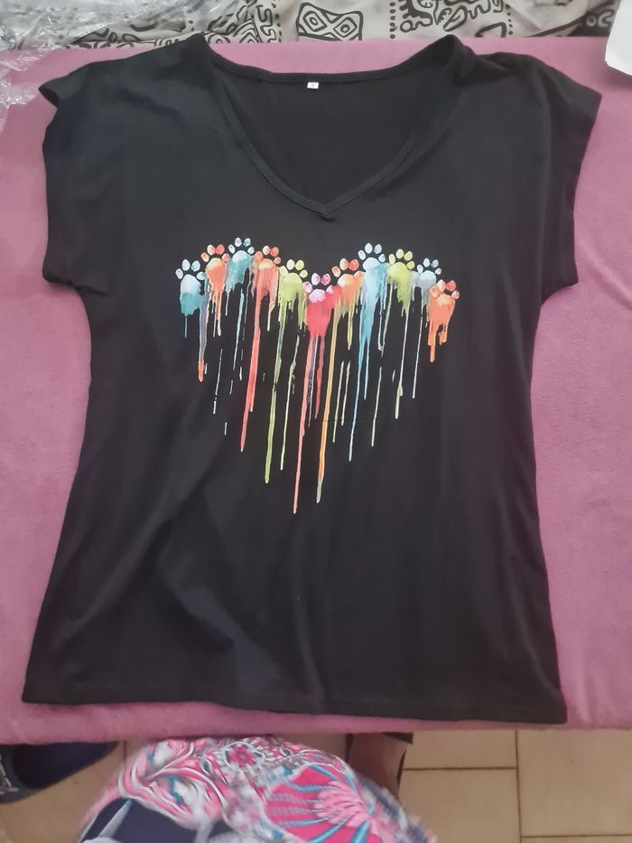 T-shirt  coeur