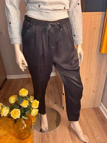 Pantalon satin fluide