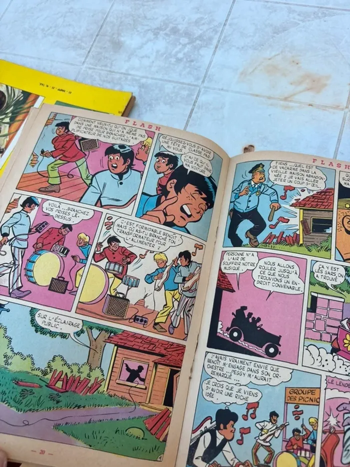 Flash La pierre philosophale (Éclair Comics1971) BD vintage rare - photo numéro 4