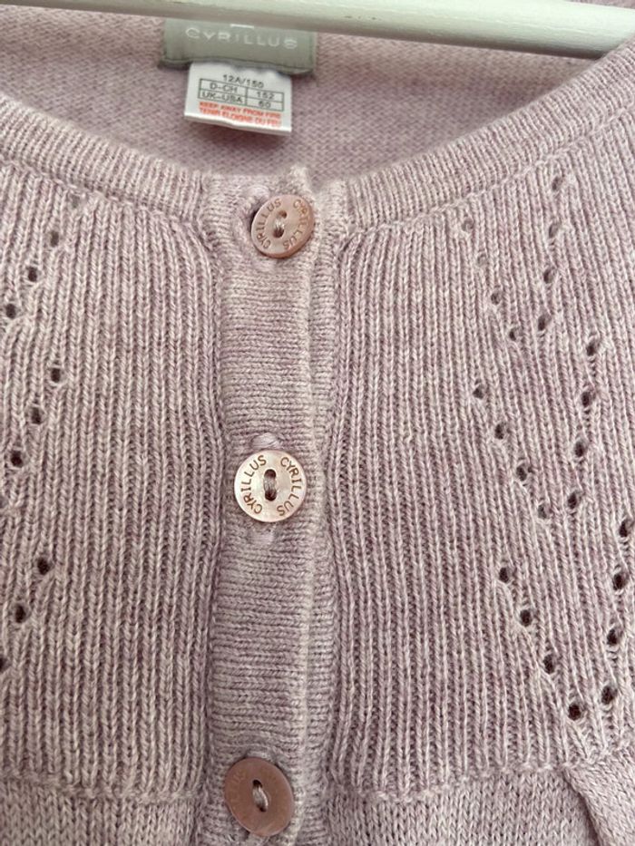 Gilet manches courtes neuf Cyrillus 12 ans - photo numéro 4