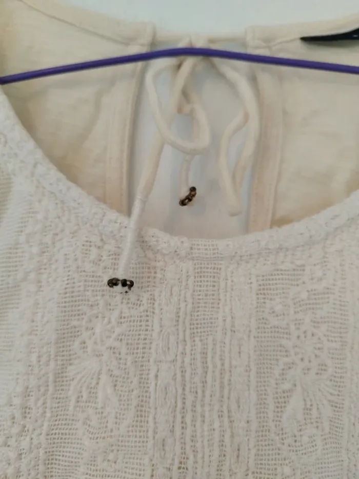 Haut beige Kiabi taille M - photo numéro 3