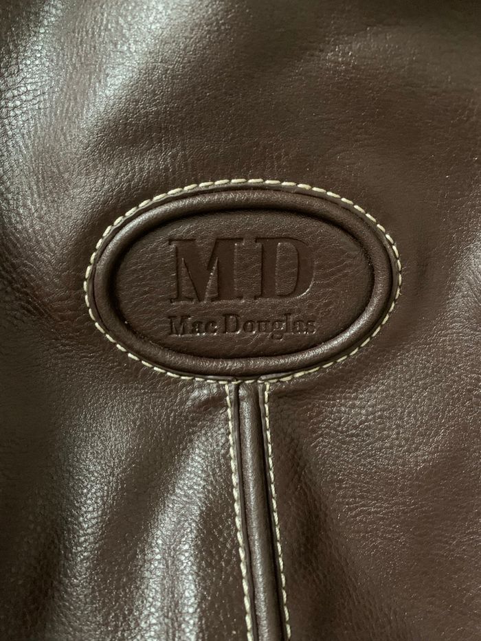 Sac bandoulière en cuir marron Mac Douglas en très bon état - photo numéro 3