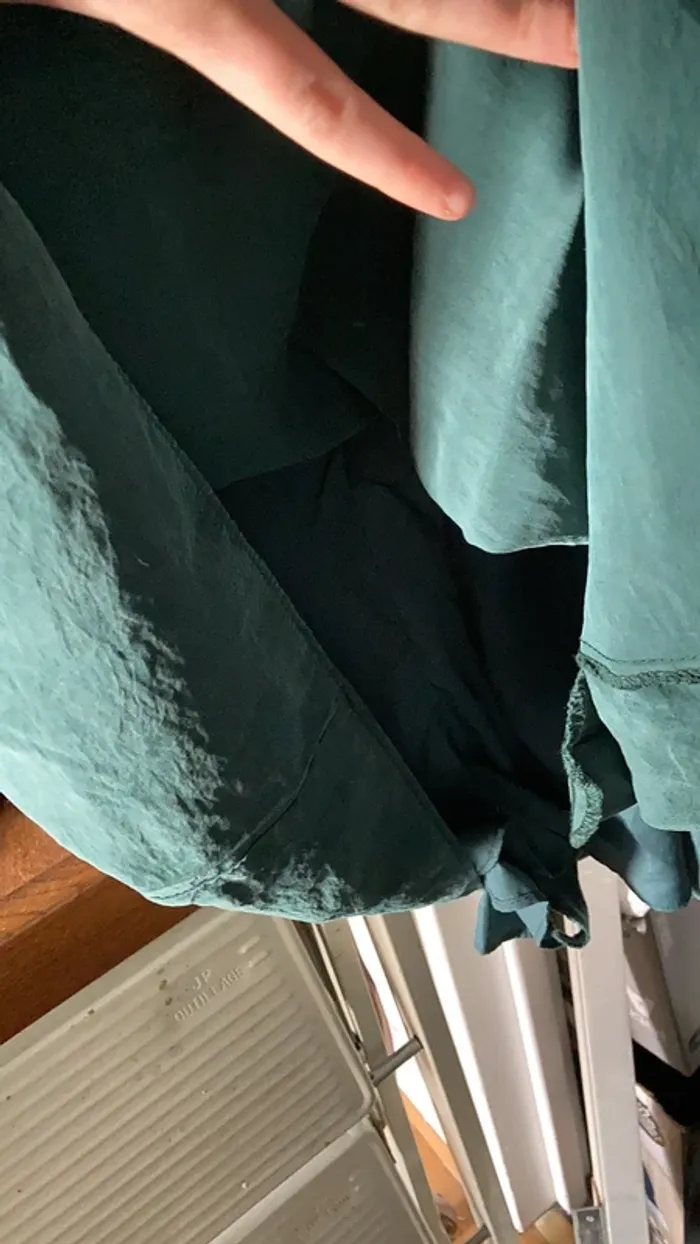 Robe verte zara - photo numéro 3