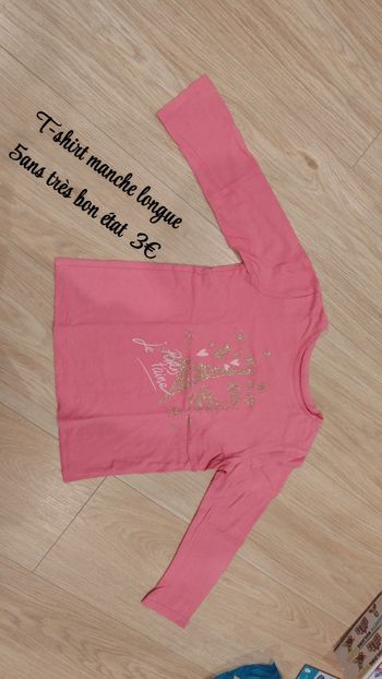T-shirt manche longue 5ans