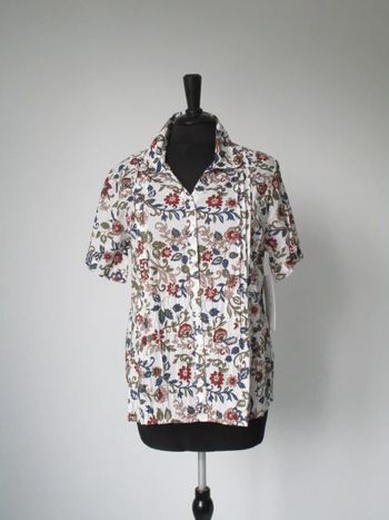 Chemisette imprimé fleuri Agathe & Louise 40 NEUVE