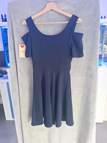 Robe bleu marine Just For You taille unique
