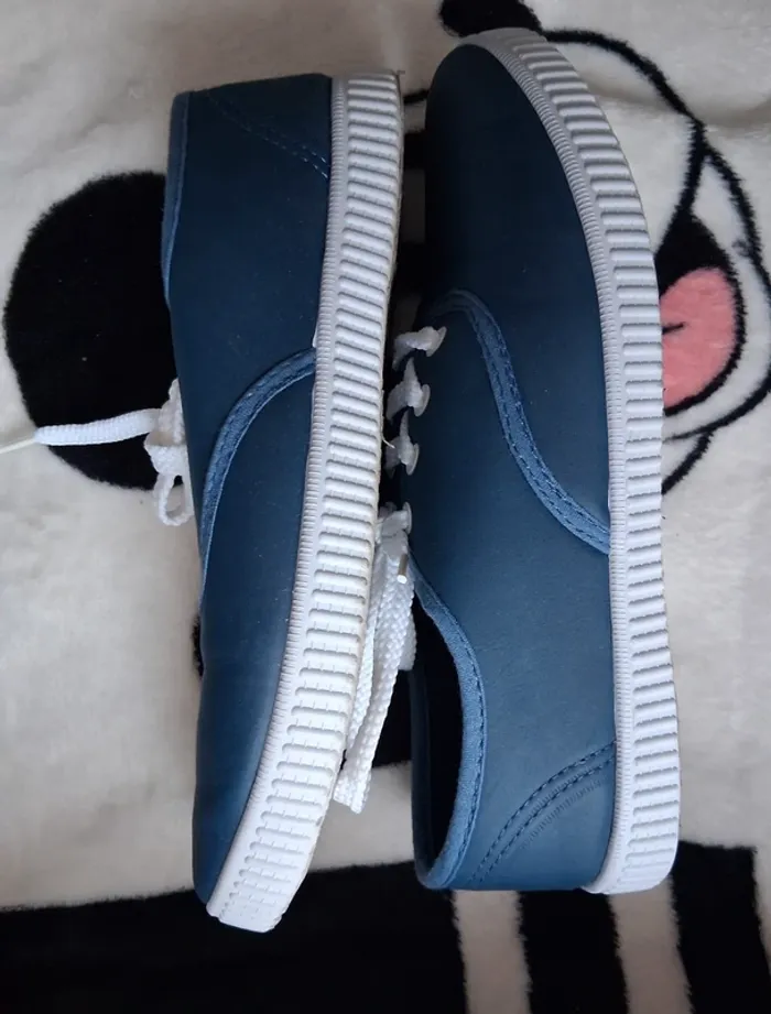 Baskets bleues - photo numéro 2