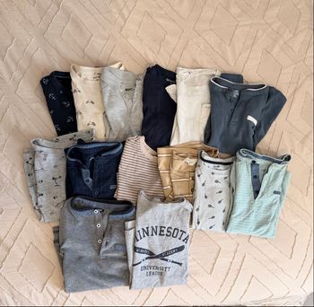 Lot de 14 tee shirt et polos garçon