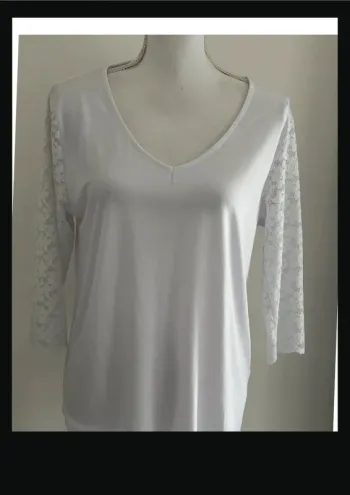 Blouse Blanche Porte taille 42