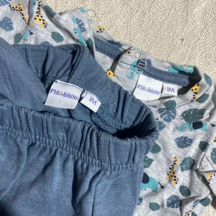Tenue P’tit bisous 1 mois - photo numéro 3