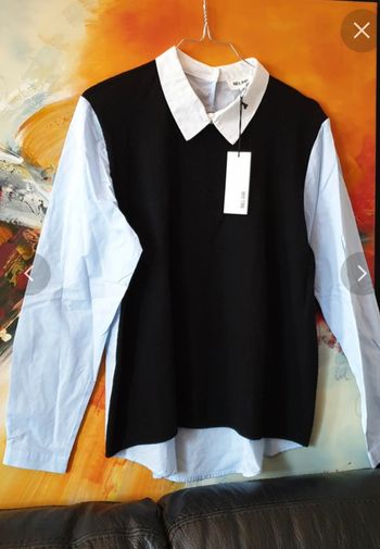 Pull chemise Bel Air neuf avec étiquette T 2