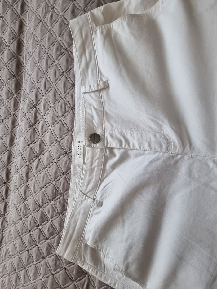 Pantalon chino blanc promod - photo numéro 3