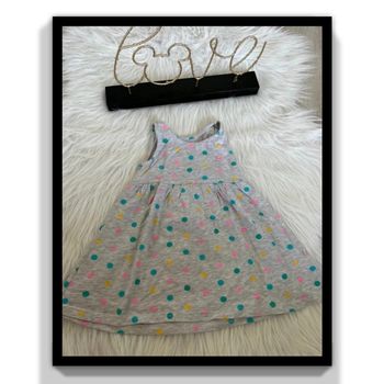 Très belle robe grise à pois 🥰 taille 12-18 mois baby girl