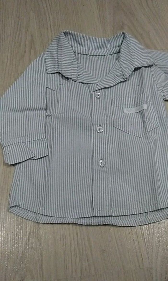 Chemise manches longues bébé garçon 6 mois