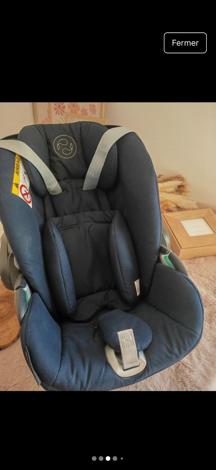 Cosy Cybex Cloud Z2 i-Size inclinable - Très bon état - Jamais accidenté
✔️ Inclinaison à plat | ✔️ Sécurité i-Size | ✔️ Compatible poussettes | Sécurité voiture bébé, confort - photo numéro 3