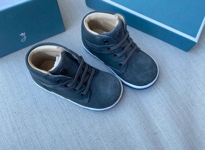 Baskets sneakers bottines Jacadi taille 19 neuves - photo numéro 5
