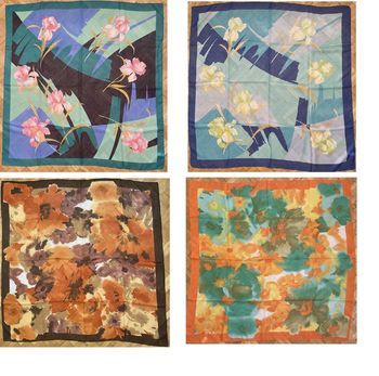 Foulard polyester différents motifs