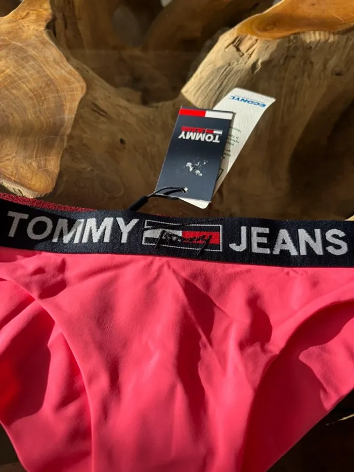 Bas de maillot de bain Tommy Jeans rose fluo M - photo numéro 3