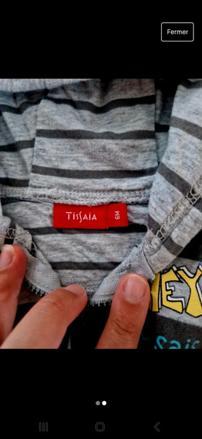 Veste à capuche 6 mois - photo numéro 2