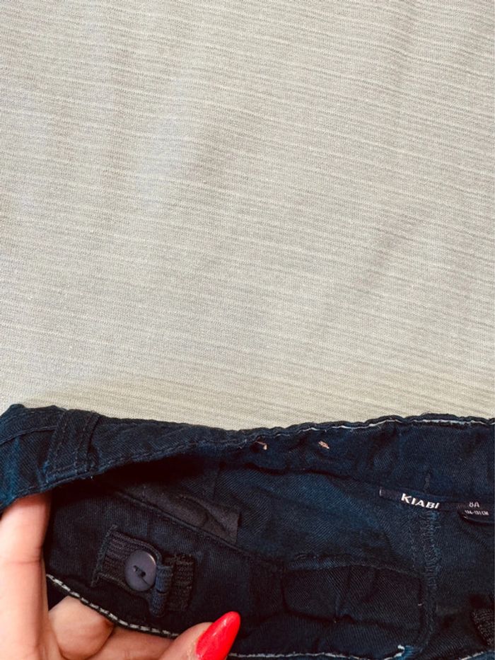 Taille 8 ans ensemble 2 pièces été garçon TAO Kiabi vert bleu marine * enjoy * 💚 - photo numéro 4