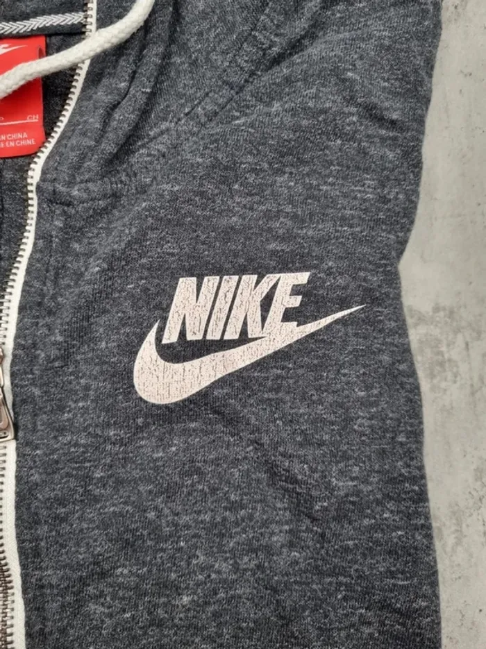 Veste zippé capuche Nike gris, S Femmes - photo numéro 5