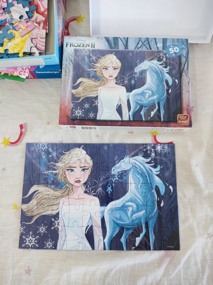 Lot 2 boites de puzzles Princesses Disney - photo numéro 3