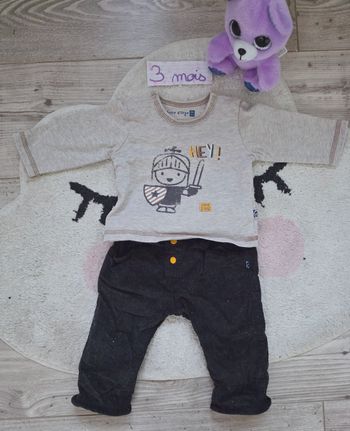 Ensemble bébé garçon 3 mois
