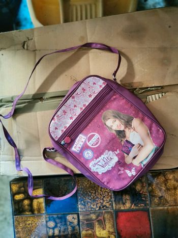 Grande sacoche violetta disney