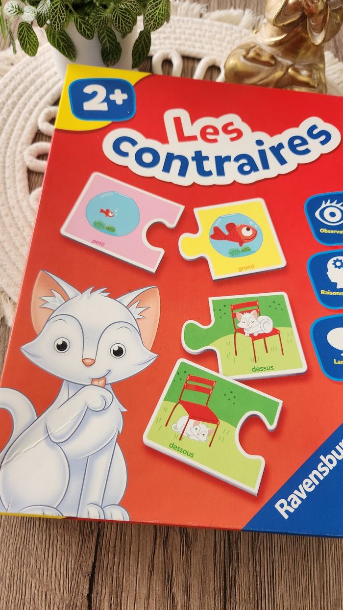 Jeu Les Contraires Enfants 2ans+ Ravensburger - photo numéro 2