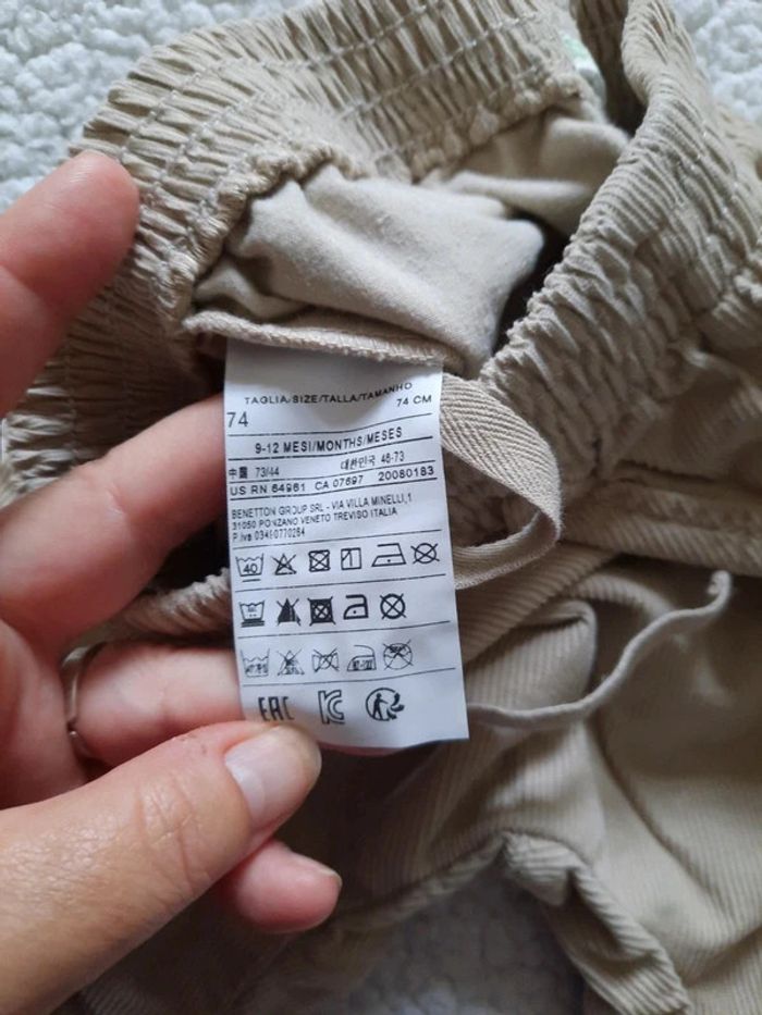 Lot 2 pantalons 9-12 mois - photo numéro 3
