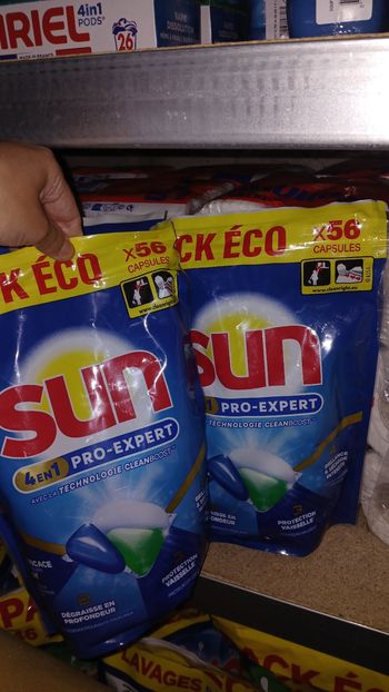 Tablette lave vaisselle sun