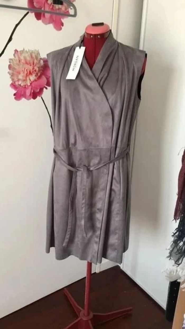 Manteau long sans manches Morgan neuf