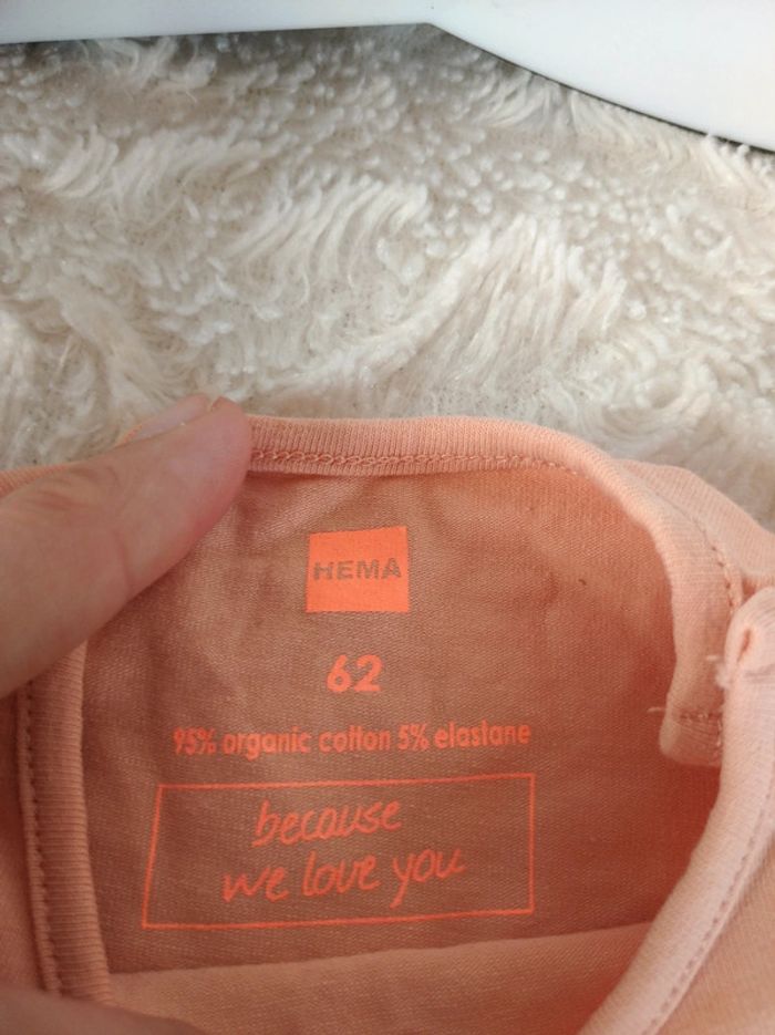 Ensemble (haut manches longues+ legging jupe) Fille 3 mois Oiseau triangle You make my day Hema - photo numéro 7