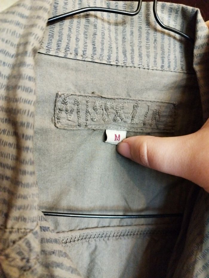 Veste blazer rayures marron vintage y2k M/38 - photo numéro 5