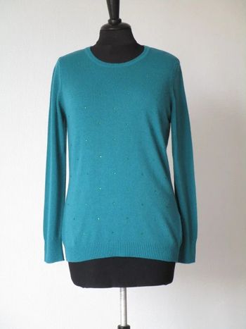 Pull vert sapin L'Atelier d'Anna 36 NEUF