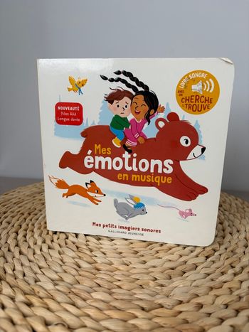 Livre sonore mes émotions en musique