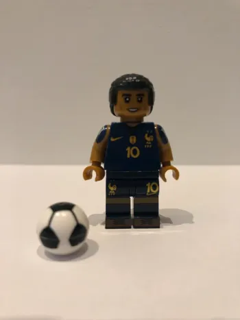 Figurine type lego Killian M’bappé en équipe de France . Footballeur