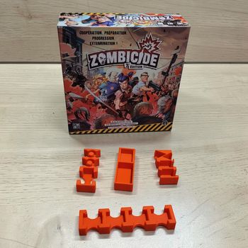 Insert / Rangement Orange Zombicide 2ᵉ Édition – Jeu non inclus