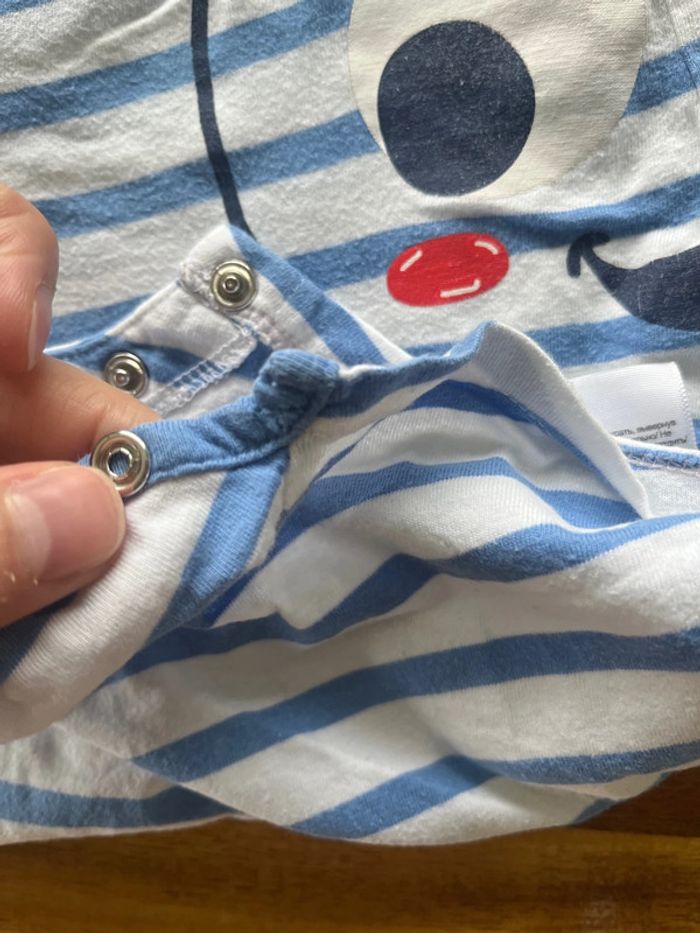 Lot de 3 barboteuses dpam 18 mois - photo numéro 5