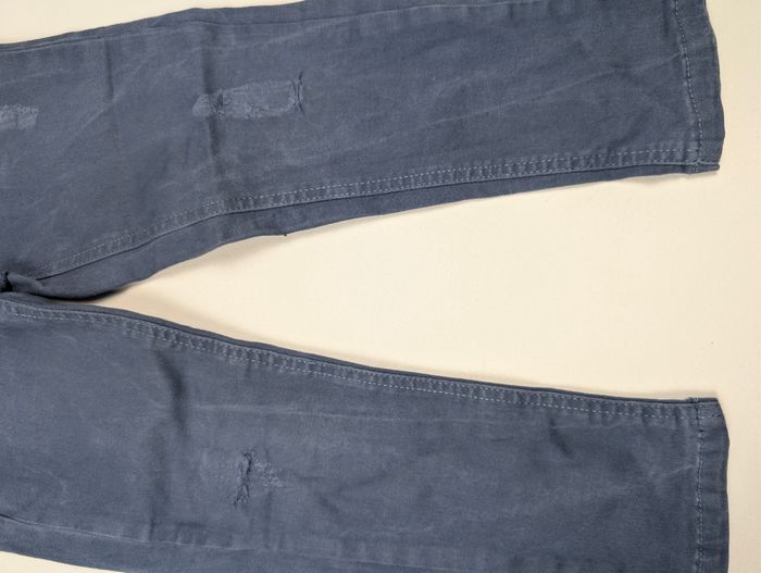 Pantalon bleu-gris TQF Collection - Style "destroy" - 4 ans - photo numéro 2
